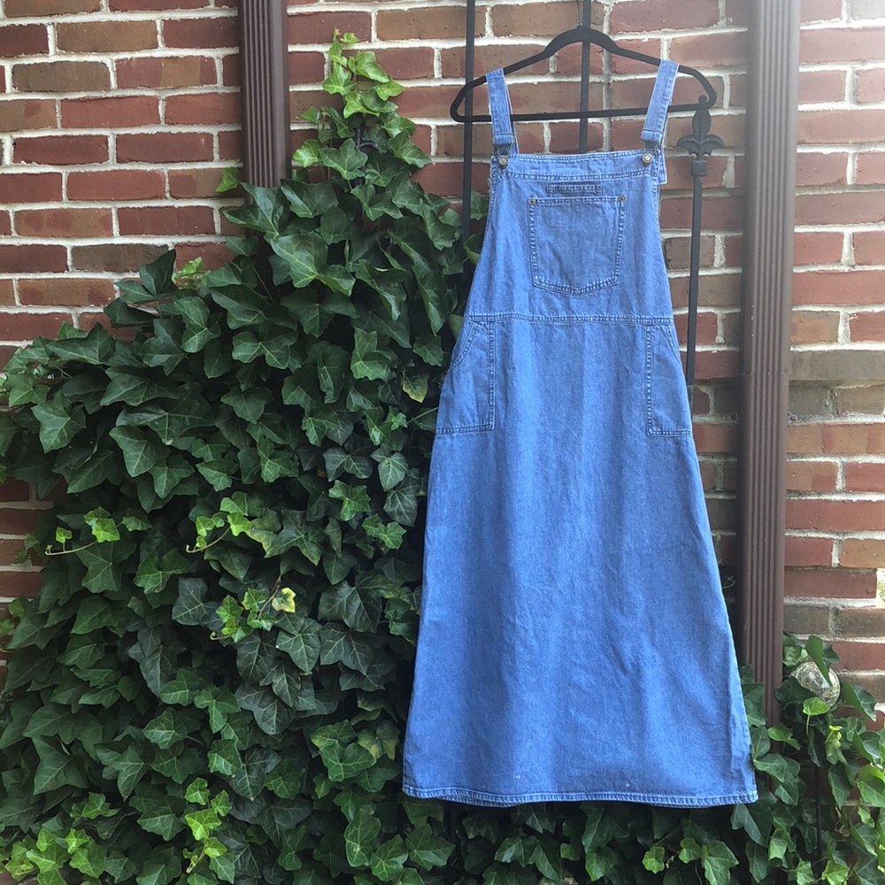 Vintage Ginger (GNG) Denim Overall Dress